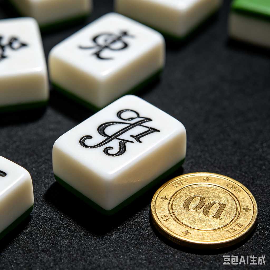 black crystal mahjong tiles