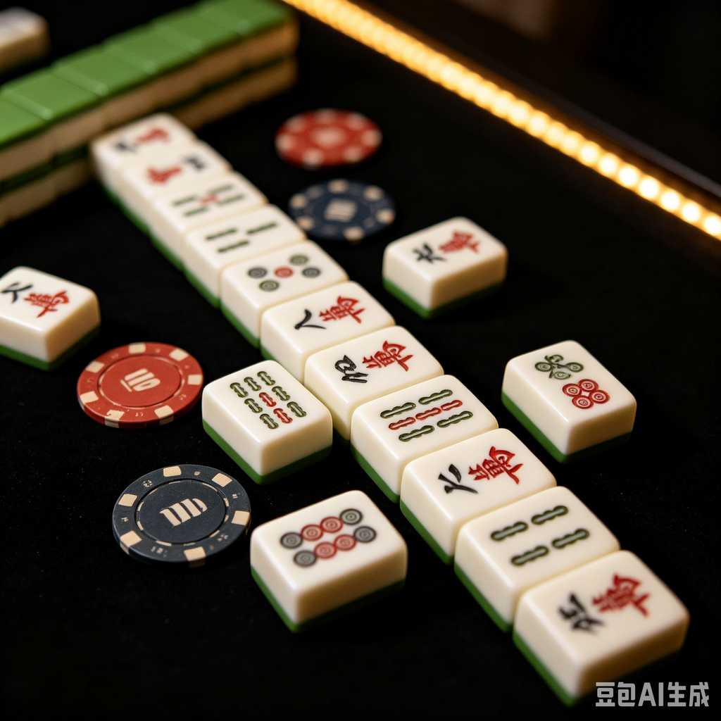shiny mahjong tiles luxury