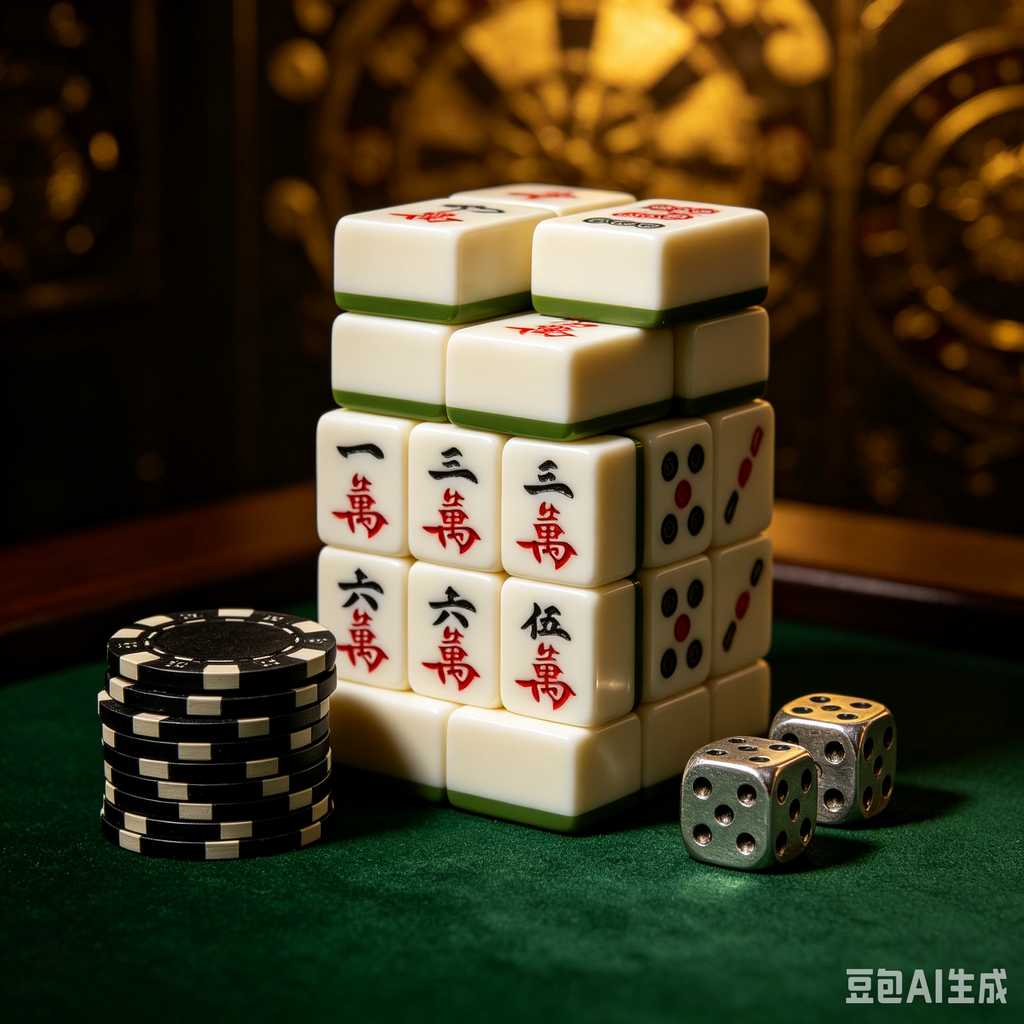 asian classic board game mahjong